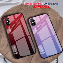 Load image into Gallery viewer, Tempered Glass Case For iPhone