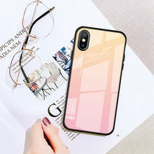 Load image into Gallery viewer, Tempered Glass Case For iPhone