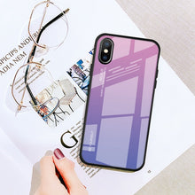 Load image into Gallery viewer, Tempered Glass Case For iPhone