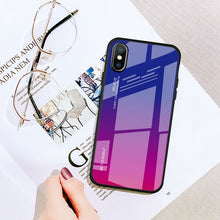 Load image into Gallery viewer, Tempered Glass Case For iPhone