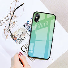 Load image into Gallery viewer, Tempered Glass Case For iPhone