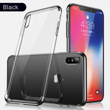 Load image into Gallery viewer, Plating Transparent Case For iPhone