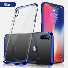 Load image into Gallery viewer, Plating Transparent Case For iPhone
