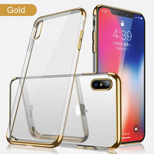 Load image into Gallery viewer, Plating Transparent Case For iPhone
