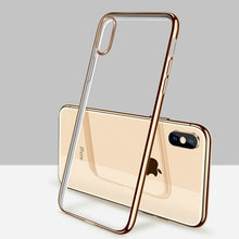 Load image into Gallery viewer, Transparent Plating Cover Case For iPhone