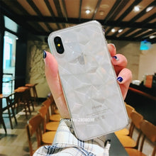 Load image into Gallery viewer, Luxury Crystal 3D Diamond Clear Case For iPhone