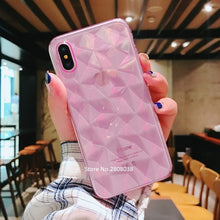 Load image into Gallery viewer, Luxury Crystal 3D Diamond Clear Case For iPhone