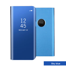 Load image into Gallery viewer, Luxury Leather Flip Screen Window Cases For iPhone