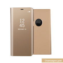 Load image into Gallery viewer, Luxury Leather Flip Screen Window Cases For iPhone