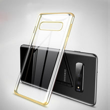 Load image into Gallery viewer, Plating Soft Clear TPU Back Cover For Samsung