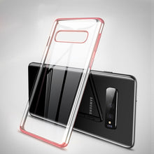 Load image into Gallery viewer, Plating Soft Clear TPU Back Cover For Samsung
